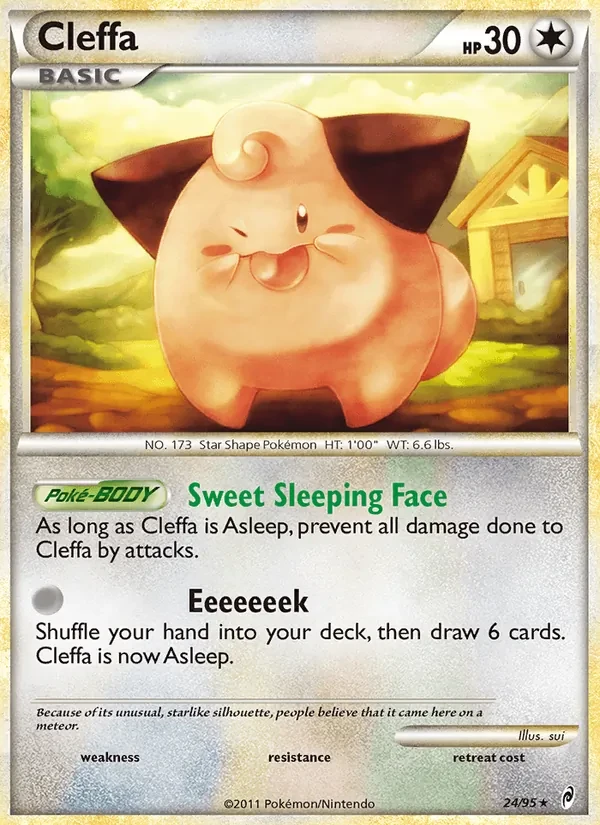 Cleffa 24/95 Call of Legends Pokémon card
