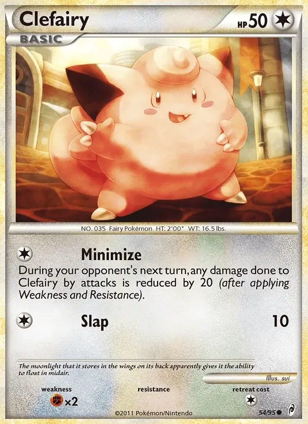 Clefairy 54/95 Call of Legends Pokémon card