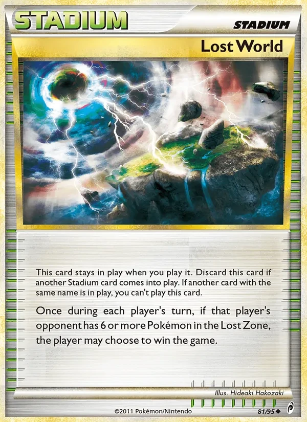 Lost World 81/95 Call of Legends Pokémon Karte