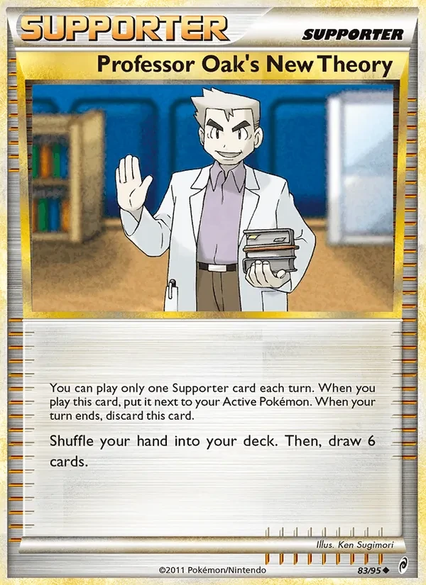 Carte Pokémon Professor Oak's New Theory 83/95 Call of Legends