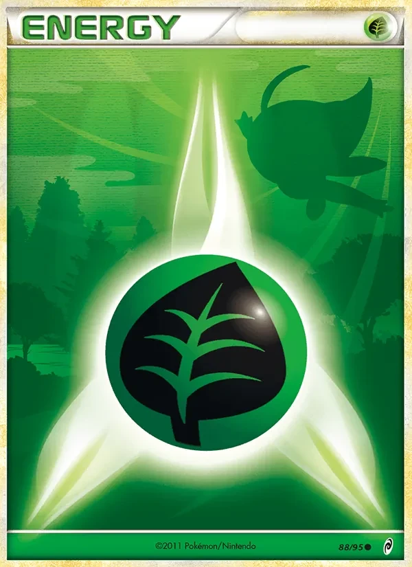 Grass Energy 88/95 Call of Legends Pokémon card