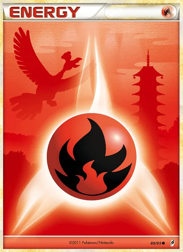 Fire Energy 89/95 Call of Legends Pokémon Karte