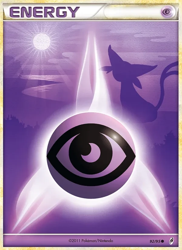 Psychic Energy 92/95 Call of Legends Pokémon card