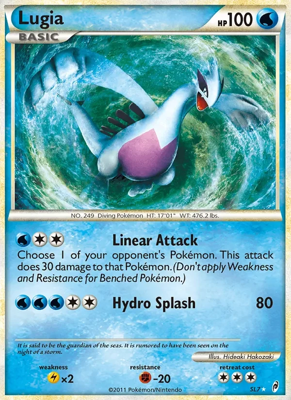 Lugia SL7 Call of Legends Pokémon card