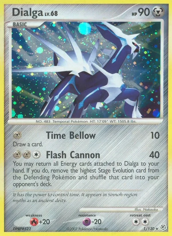 Dialga 1/130 Diamond & Pearl Pokémon card