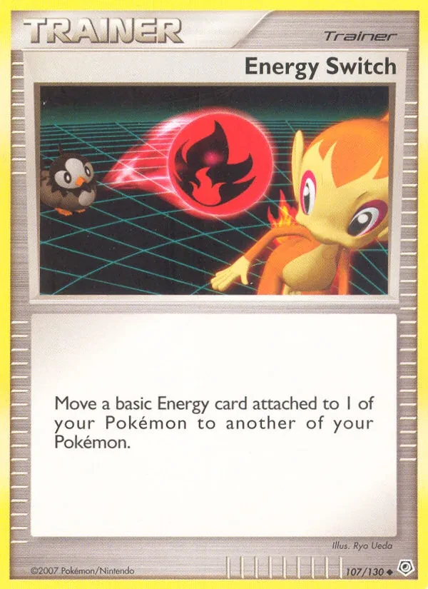 Energy Switch 107/130 Diamond & Pearl Pokémon Karte