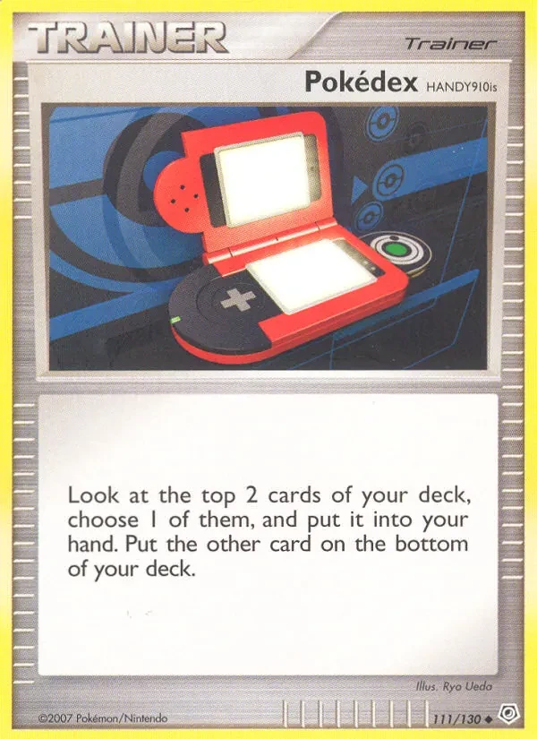 Carta Pokémon Pokédex HANDY910is 111/130 Diamond & Pearl