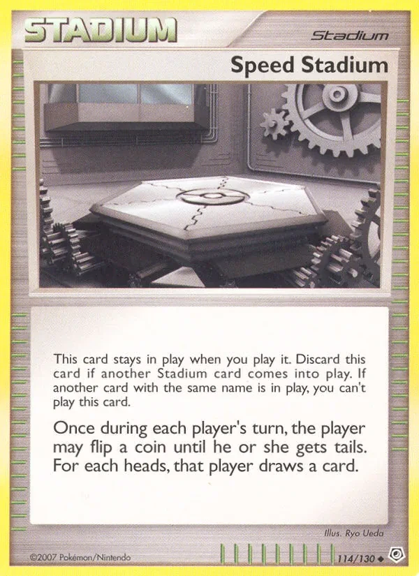 Speed Stadium 114/130 Diamond & Pearl Pokémon card