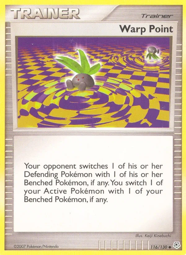 Carte Pokémon Warp Point 116/130 Diamond & Pearl