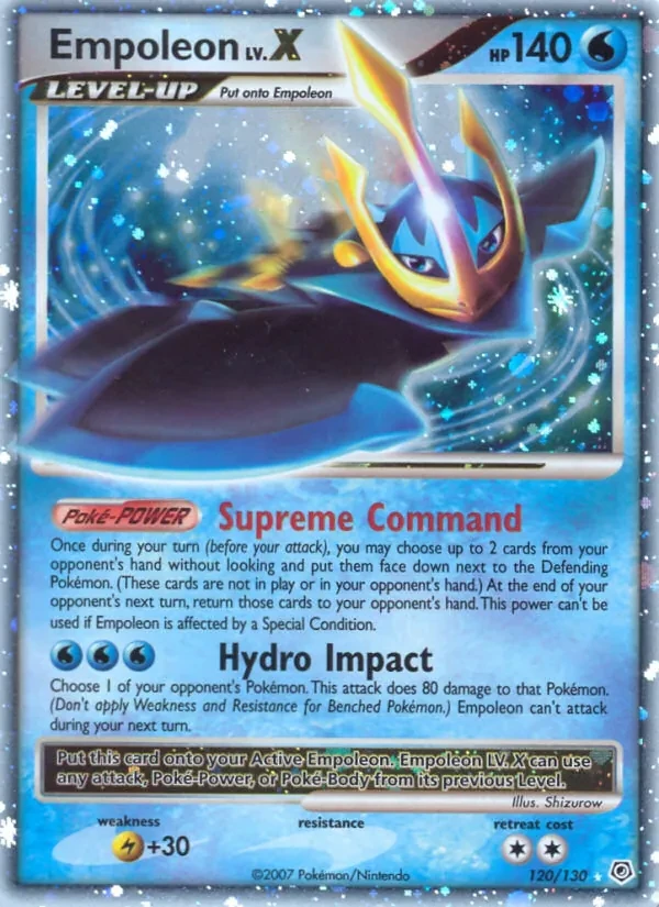 Empoleon 120/130 Diamond & Pearl Pokémon Karte