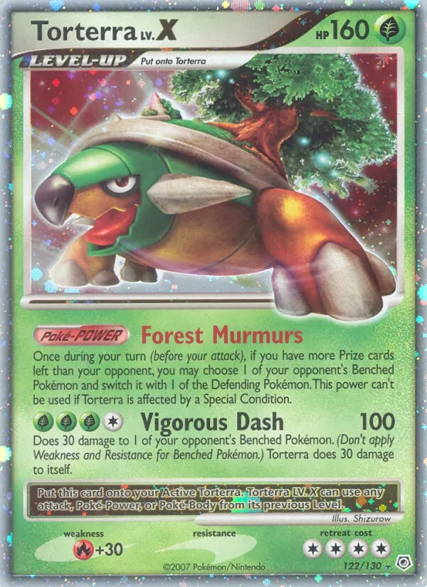 Torterra 122/130 Diamond & Pearl Pokémon card