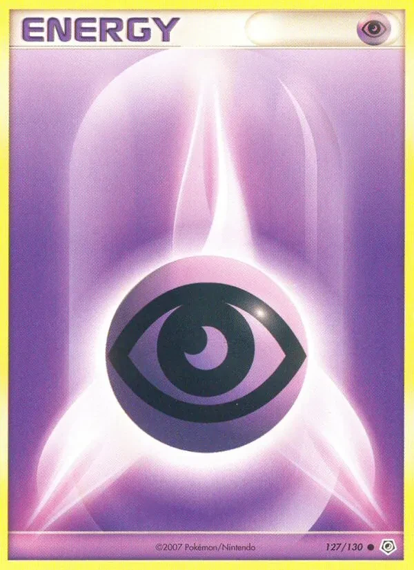 Psychic Energy 127/130 Diamond & Pearl Pokémon Karte