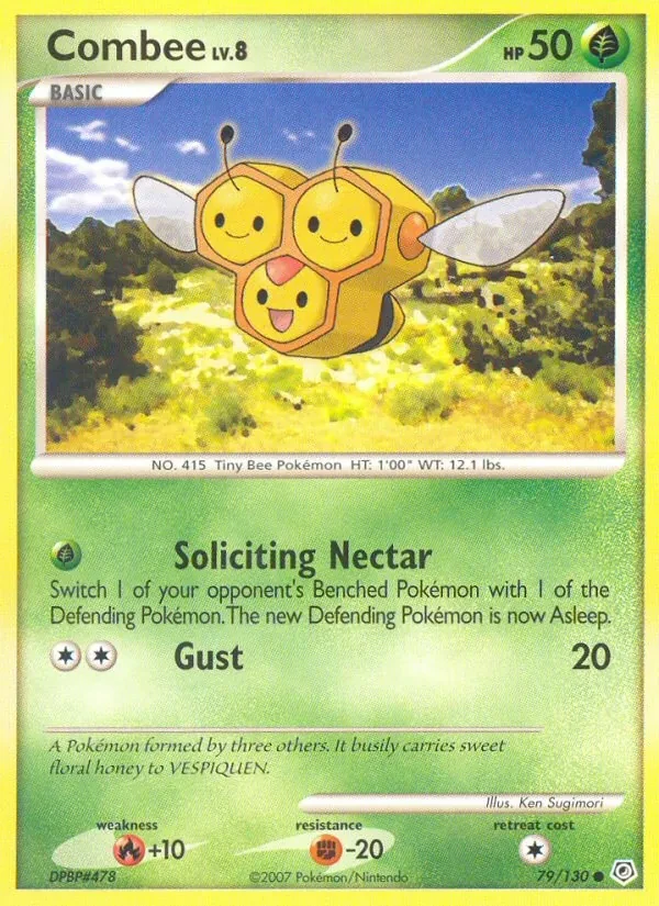 Combee 79/130 Diamond & Pearl Pokémon card