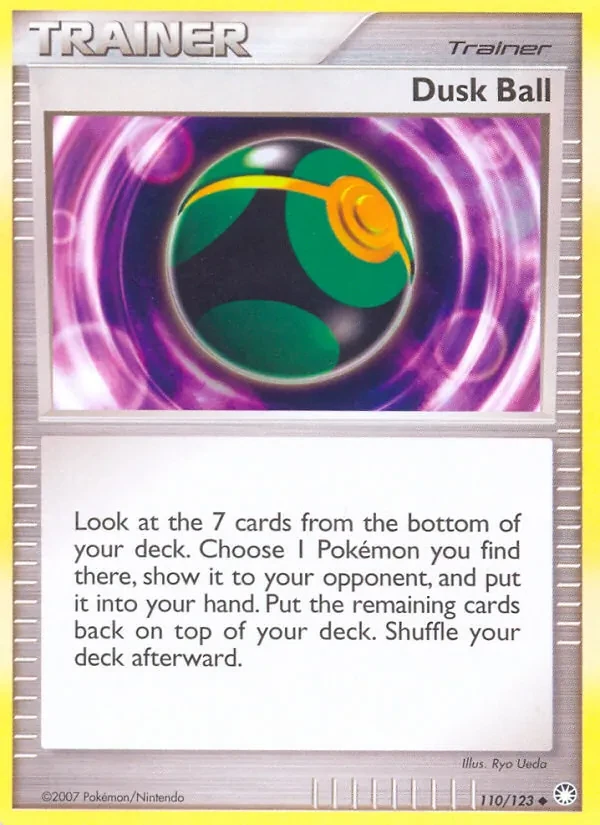 Dusk Ball 110/123 Mysterious Treasures Pokémon card