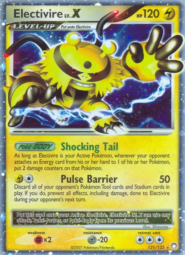 Electivire 121/123 Mysterious Treasures Pokémon Karte