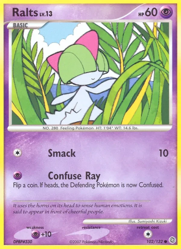 Ralts 102/132 Secret Wonders Pokémon card