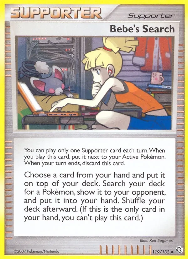 Bebe's Search 119/132 Secret Wonders Pokémon kaart