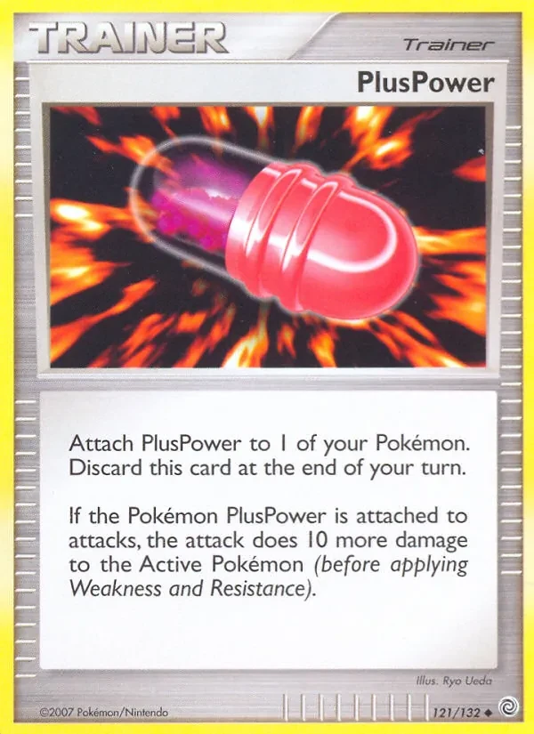 PlusPower 121/132 Secret Wonders Pokémon card