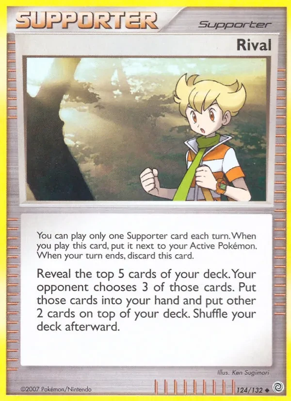 Rival 124/132 Secret Wonders Pokémon card