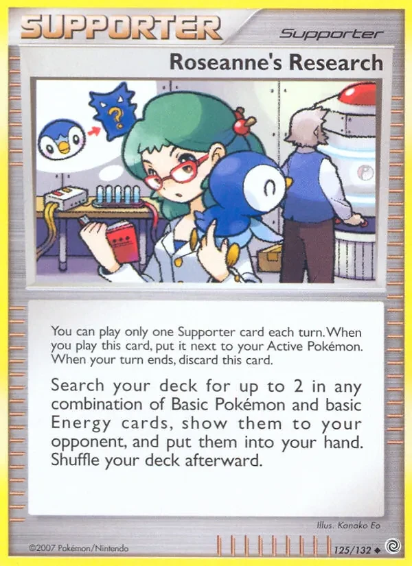 Roseanne's Research 125/132 Secret Wonders Pokémon kaart