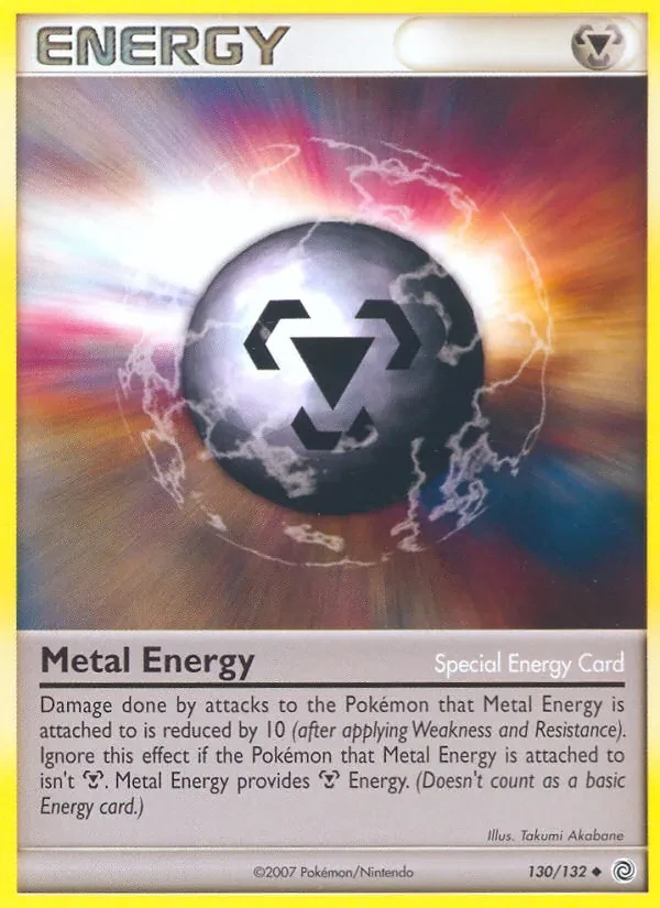 Metal Energy 130/132 Secret Wonders Pokémon Karte