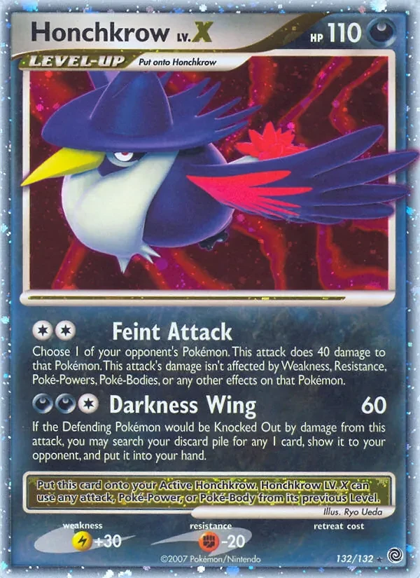 Honchkrow 132/132 Secret Wonders Pokémon card
