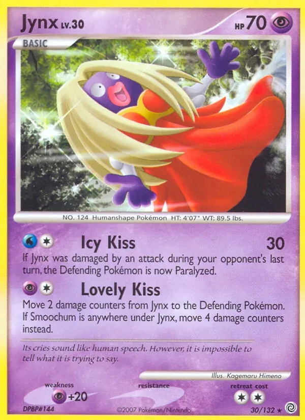 Jynx 30/132 Secret Wonders Pokémon card