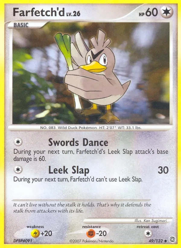 Farfetch'd 49/132 Secret Wonders Pokémon card