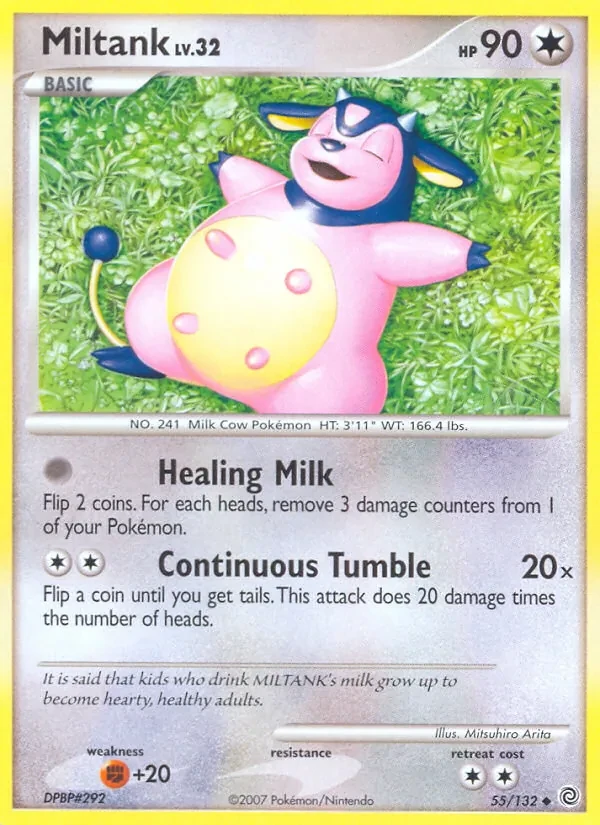 Carta Pokémon Miltank 55/132 Secret Wonders