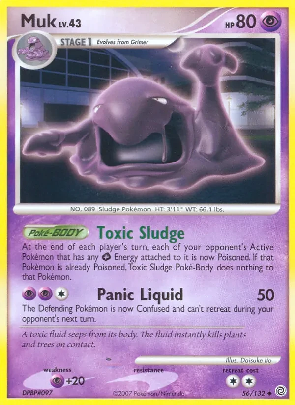 Muk 56/132 Secret Wonders Pokémon card
