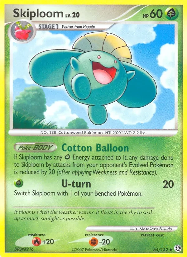 Skiploom 65/132 Secret Wonders Pokémon card