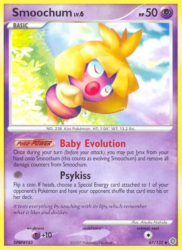Smoochum 67/132 Secret Wonders Pokémon card