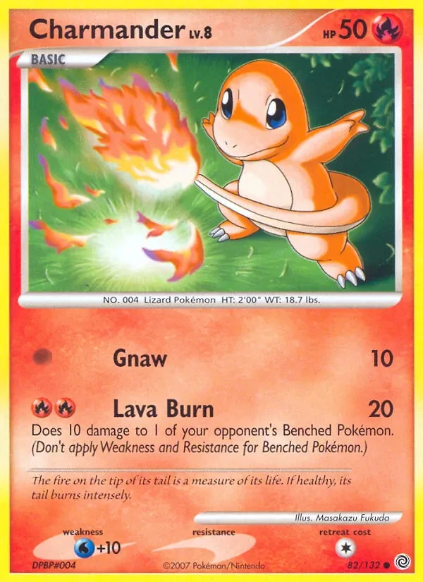 Charmander 82/132 Secret Wonders Pokémon card