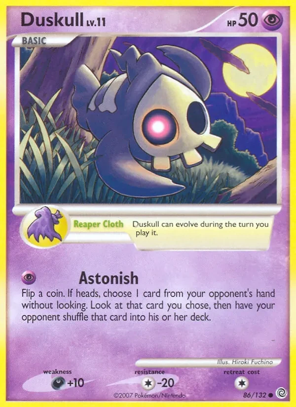 Duskull 86/132 Secret Wonders Pokémon card