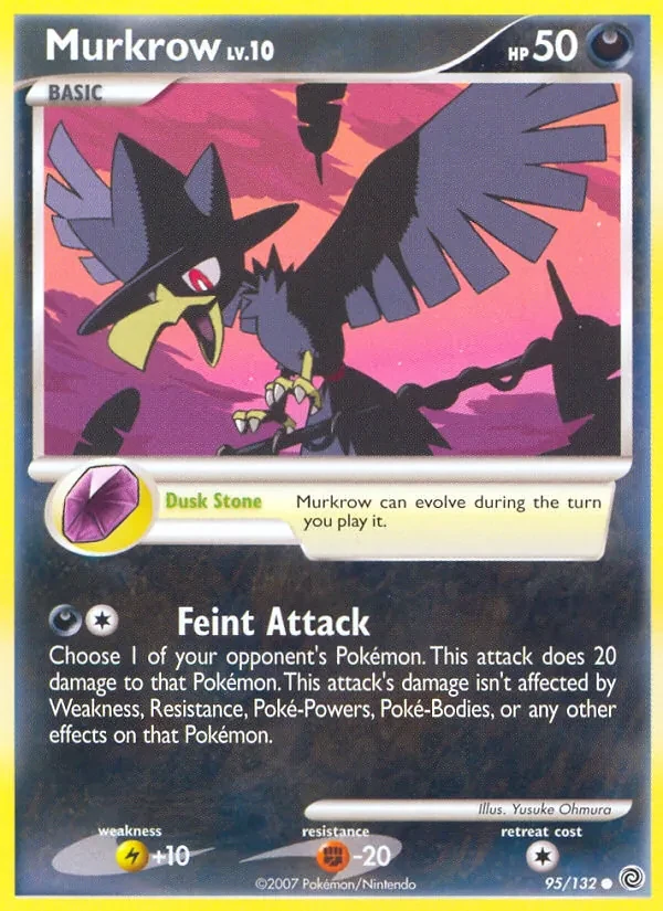 Murkrow 95/132 Secret Wonders Pokémon card