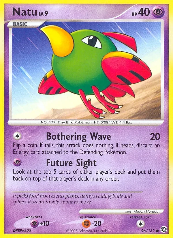 Natu 96/132 Secret Wonders Pokémon card