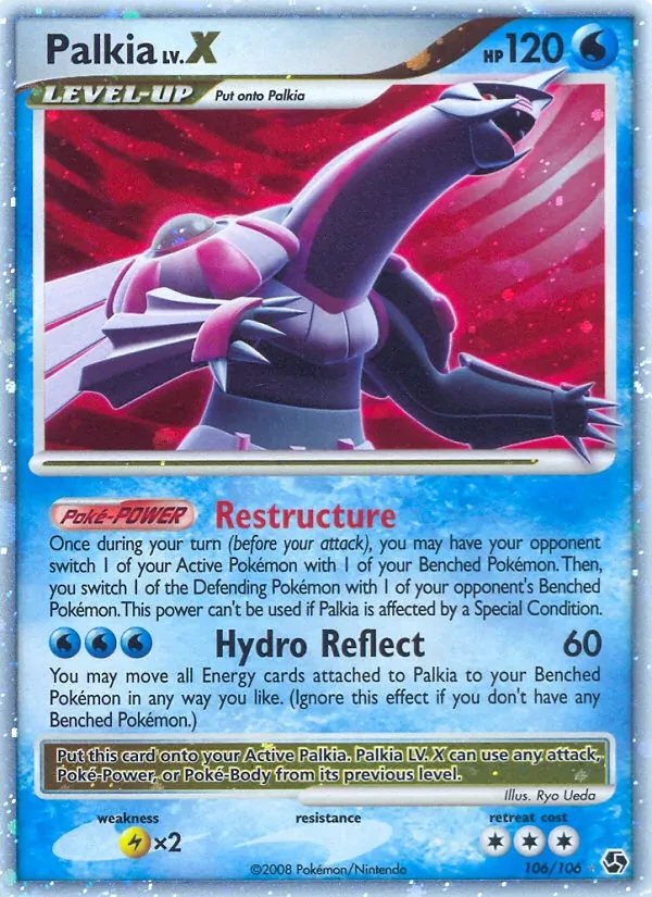 Palkia 106/106 Great Encounters Pokémon card