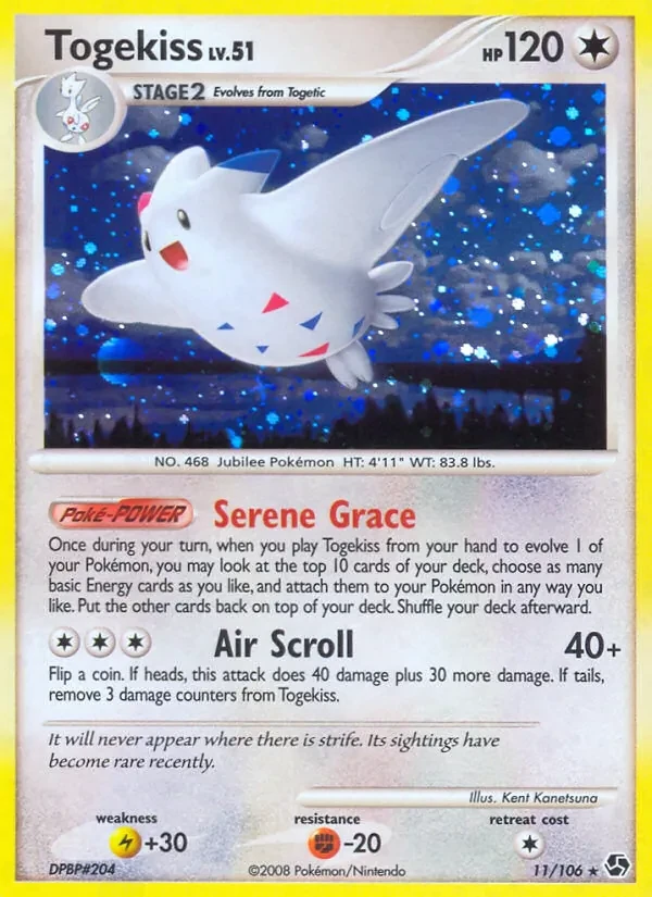 Togekiss 11/106 Great Encounters Pokémon Karte