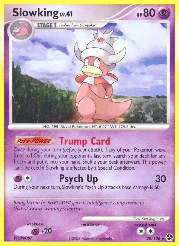 Slowking 28/106 Great Encounters Pokémon card