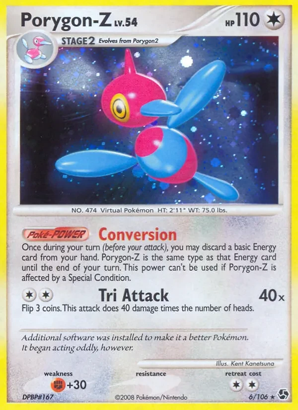 Porygon-Z 6/106 Great Encounters Pokémon card