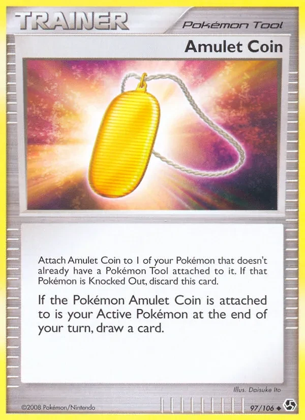 Amulet Coin 97/106 Great Encounters Pokémon card