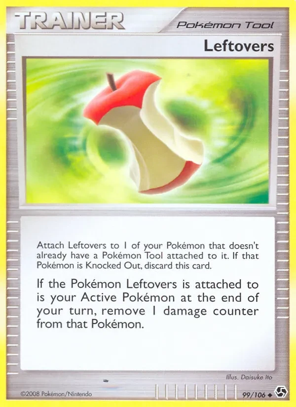 Leftovers 99/106 Great Encounters Pokémon card