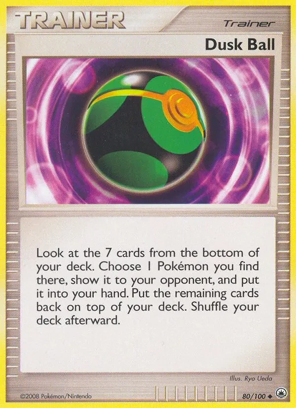 Dusk Ball 80/100 Majestic Dawn Pokémon card