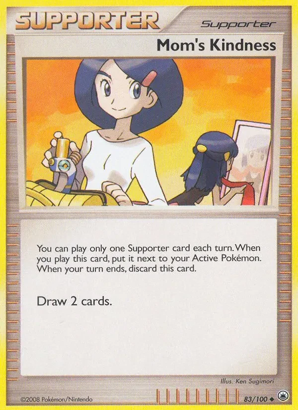 Carte Pokémon Mom's Kindness 83/100 Majestic Dawn