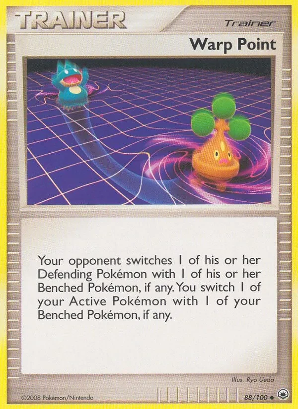 Warp Point 88/100 Majestic Dawn Pokémon card
