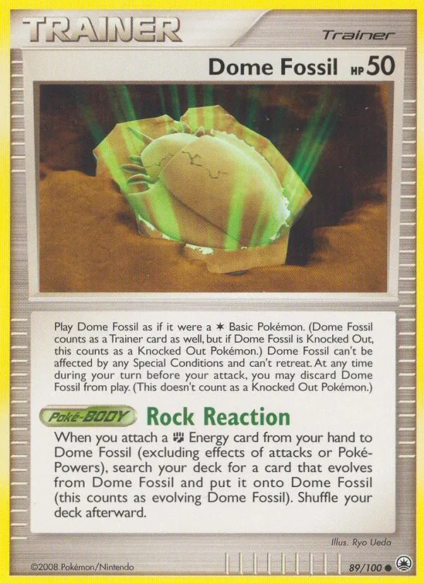 Carte Pokémon Dome Fossil 89/100 Majestic Dawn
