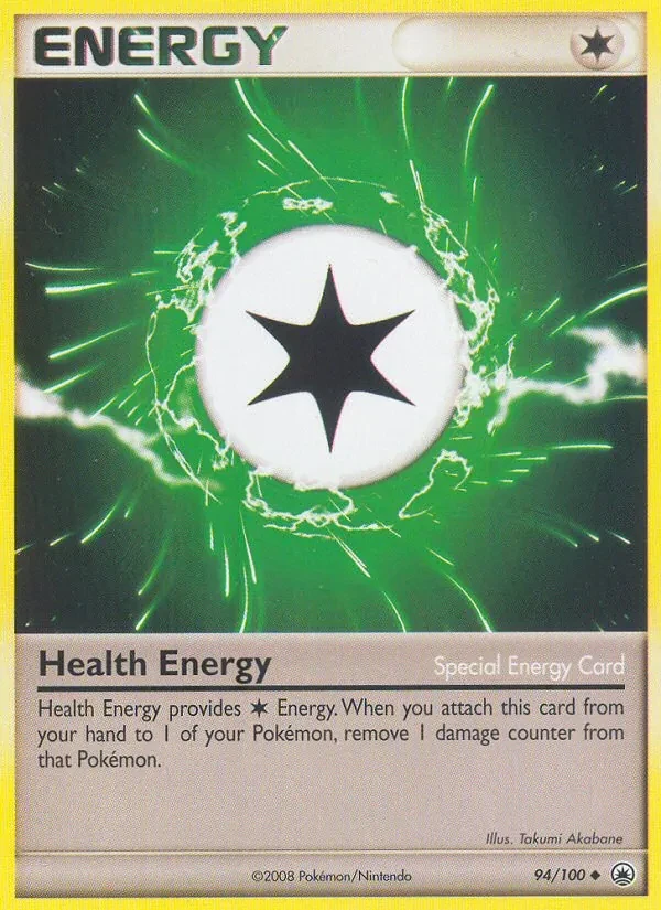 Health Energy 94/100 Majestic Dawn Pokémon card