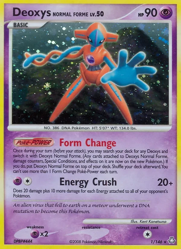 Deoxys Normal Forme 1/146 Legends Awakened Pokémon card