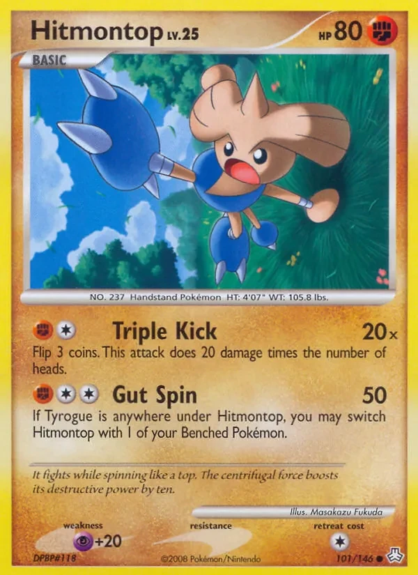 Hitmontop 101/146 Legends Awakened Pokémon card