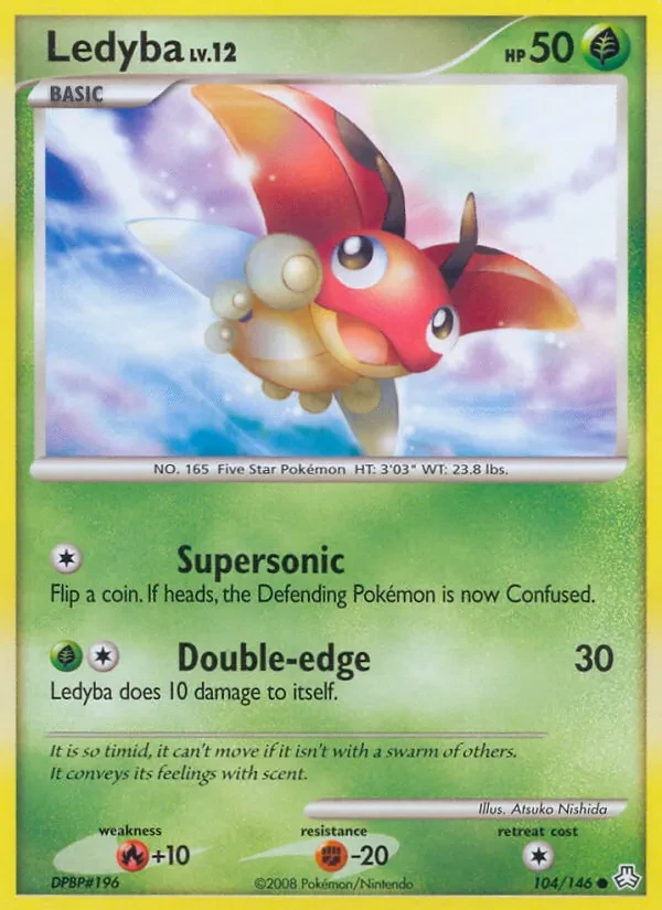 Ledyba 104/146 Legends Awakened Pokémon card